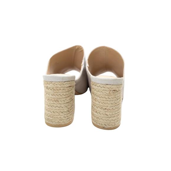 NEW SBICCA women's helena heeled sandal in ice suede - Picture 4 of 5